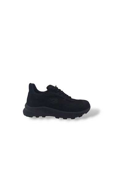 Scooter 6000 Men's Black Nubuck Leather Waterproof Shoes