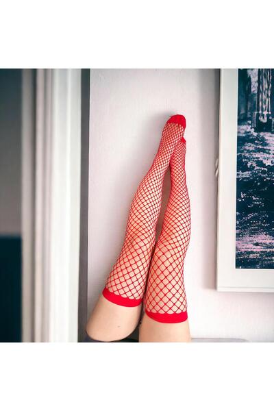 orendastor Women's Mesh Red Socks