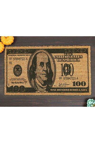 DefLife Home Dollar Pattern Door Mat / Koko Mat