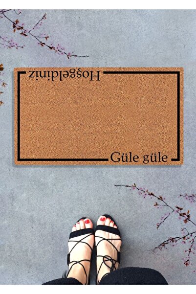 DefLife Home Welcome Goodbye Door Front Koko Mat