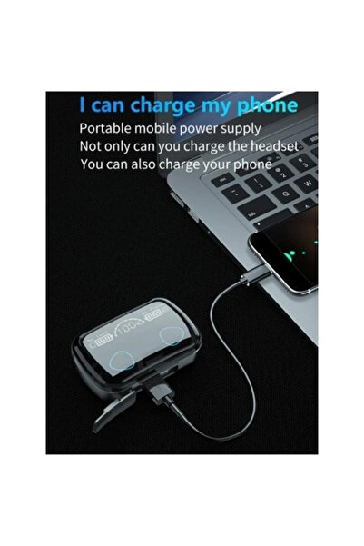 Torima M10 Kulak Içi Dokunmatik Bluetooth Kulaklık Led Göstergeli Powerbankli V5.3