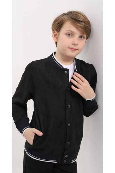 Carinos Boy's Snap Button Seasonal College Coat