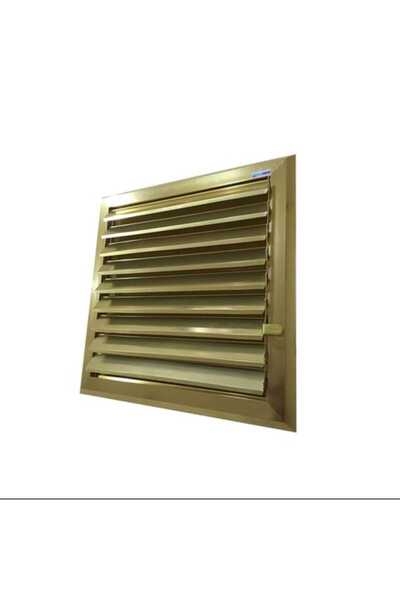 Home شبك حمام ألومنيوم أصفر ذهبي مقاس 25*45