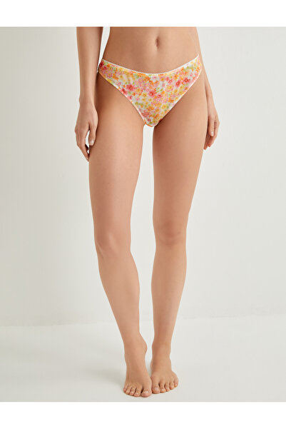 Koton Brazilian Floral Patterned Panties