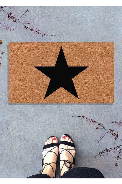 DefLife Home Star Door Front Koko Doormat