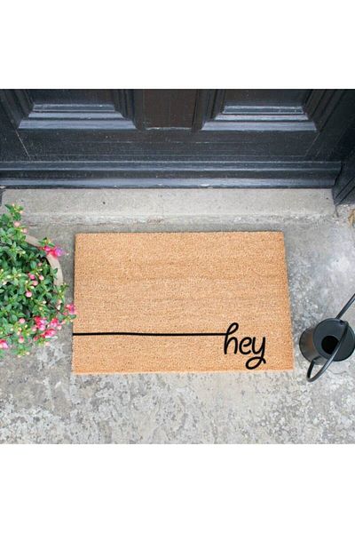 DefLife Home Hey Door Front Koko Mat