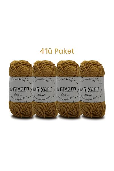 Filyarn Oeko-Tex Certified 25 γραμμάρια βαμβακερό νήμα μωρού - Γιλέκο και σετ 4 τεμαχίων