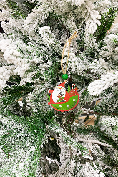 Yusuf Dirik YD Party Supplies تماثيل خشبية لتزيين شجرة عيد الميلاد 3 قطع