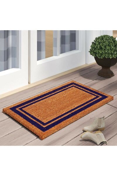 DefLife Home Frame Navy Blue Door Mat / Koko Mat