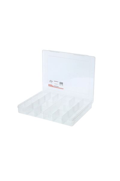 Tactix 20-Compartment Storage Box with Removable Separators XXL