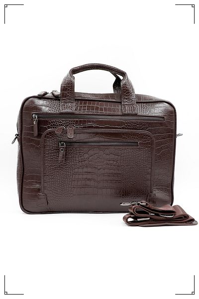 Derimo Leather حقيبة جلدية أصلية وحقيبة كمبيوتر محمول