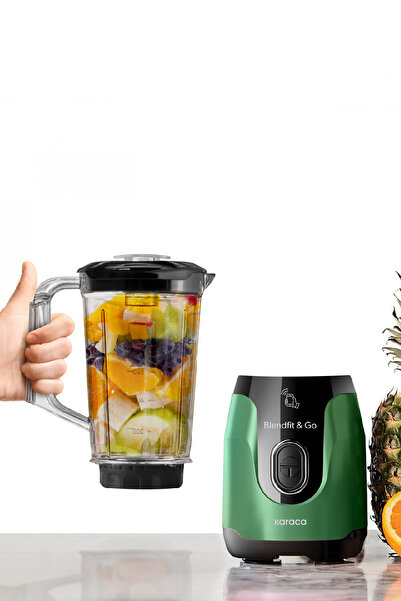 Karaca Blendfit Go Smoothie Blender Set Emerald Green
