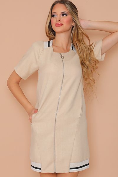 GAJA 3975202 φόρεμα με φερμουάρ