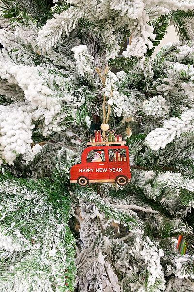 Yusuf Dirik YD Party Supplies Christmas Tree Ornament Wooden Figures 3 Pieces