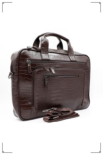 Derimo Leather حقيبة جلدية أصلية وحقيبة كمبيوتر محمول