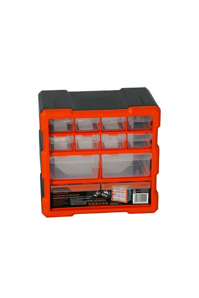 Tactix 12-Drawer Cabinet Plastic Storage Box 320630