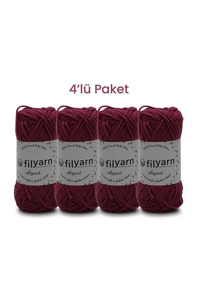 Filyarn Oeko-Tex Certified 25 γραμμάρια βαμβακερό νήμα μωρού - Γιλέκο και σετ 4 τεμαχίων