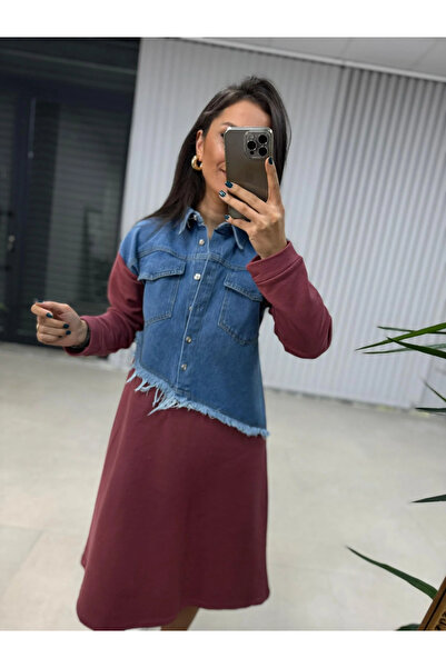 caddstore Dr 2452 Kot Montlu Sweat Elbise