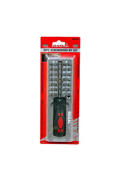 Regal Tools مجموعة رؤوس مفكات البراغي المكونة من 30 قطعة