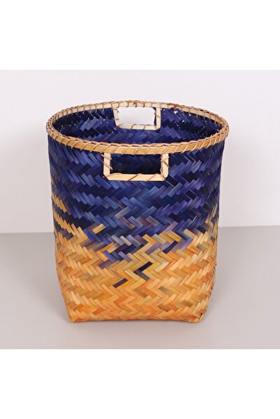 Mylamp KÜFE 35x40 cm Doğal Bambu Kulplu Sepet