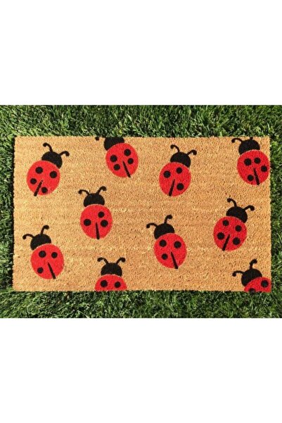 DefLife Home سجادة كوكو للباب الأمامي على شكل خنفساء