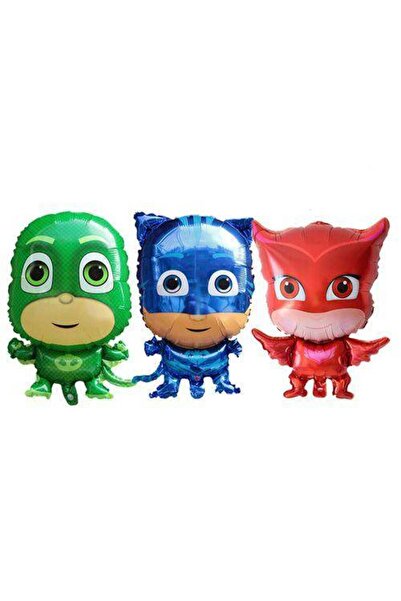 Parti Dükkanım مجموعة بالونات بيجاماسكيليلر من الفويل مكونة من 3 قطع