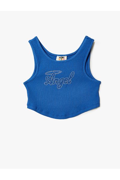 Koton Crop Athlete Pailletten Detailliert Strukturiert