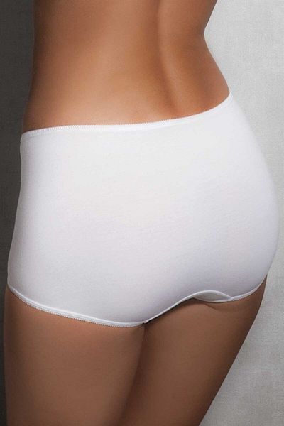 Doreanse Women's 45% Modal 45% Cotton 10% Elasthane High Waist Lace Slip Panties