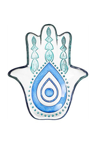 Mudo Concept Hamsea Blue Decorative Plate 27cm