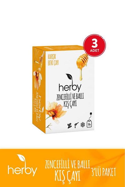 Herby Ginger Honey Winter Tea 3 Pack