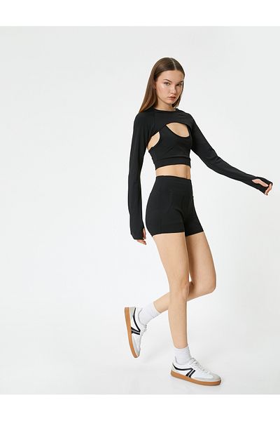 Koton Pantaloni scurti sport extra mini cu buzunare