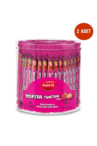 Tofita Tofita Yumiyum Çilekli 120'li Kavanoz - 2 Adet