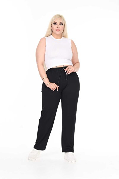 Esina Women's Modal Fabric Tube Leg Sweatpants