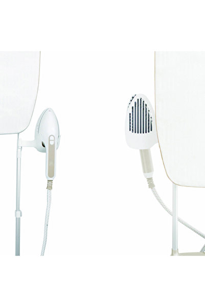 DOTS Vertical Steam Iron For Clothes, 2 Liter Capacity - 2100 Watt - White