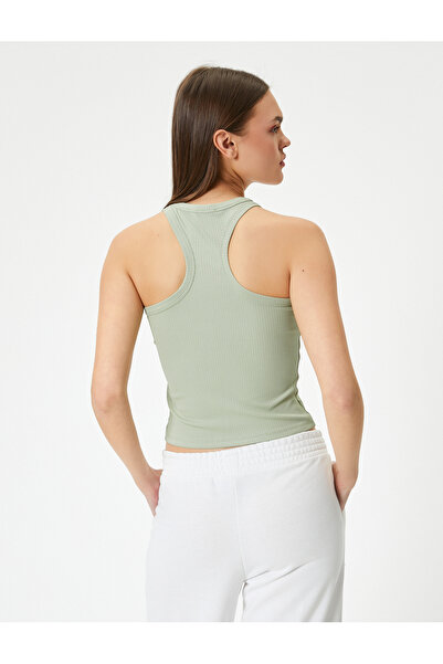 Koton Sports Athlete Crew Neck Ribbed Slim Fit