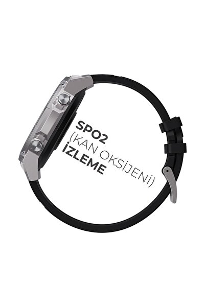 Zeblaze Vibe 7 Pro Silver Akıllı Saat - Profesyonel Ve Sağlam, Dayanıklı Gövde, Uzun Pil Ömrü