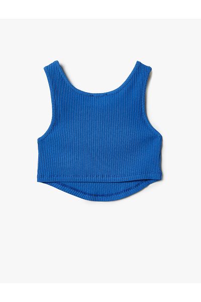Koton Crop Athlete Pailletten Detailliert Strukturiert