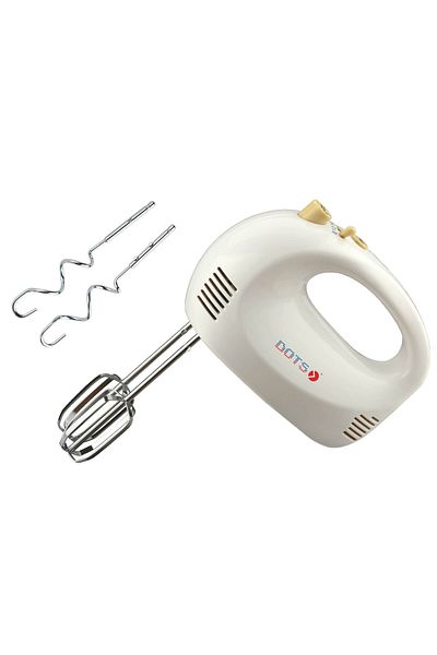 DOTS Hand Blender with Five Speeds and Turbo Function - 250 Watt - White
