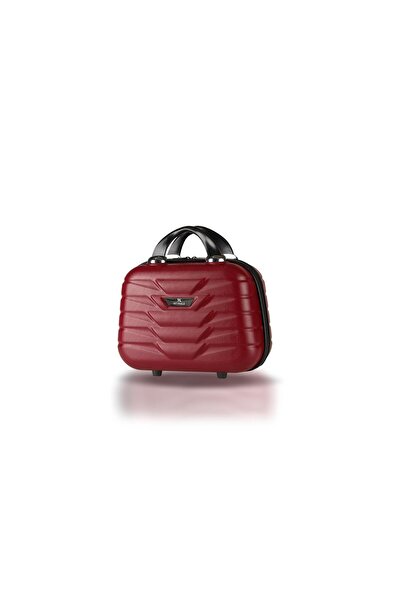 My Valice Croc Abs Makyaj Çantası & El Valizi Bordo