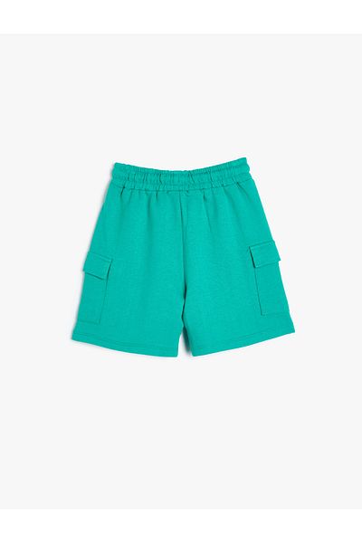 Koton Cargo-Shorts aus Baumwolle – elastischer Bund und Seitentasche