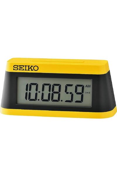 Seiko Clocks Sports Timer QHL091Y Kronometre ve Geri sayım sayacı fonksiyonlu Masa Saati