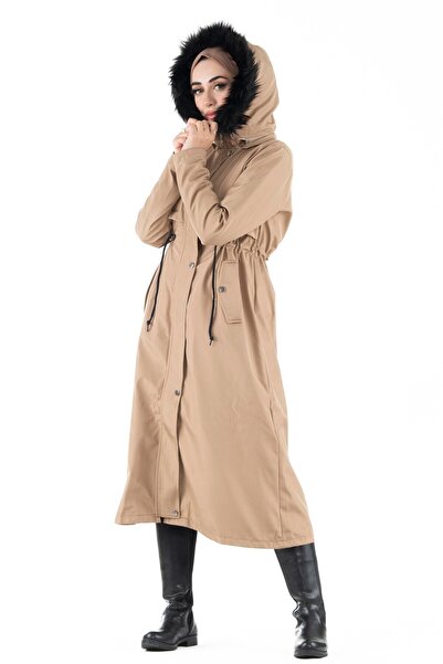 Sevitli Λούτρινο παλτό-μινκ μέσα