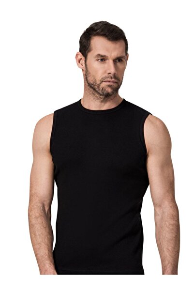 Namaldı قميص داخلي رجالي أسود مضلع بأكمام طويلة