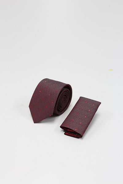 İmza Light Red Patterned Tie 1090225207
