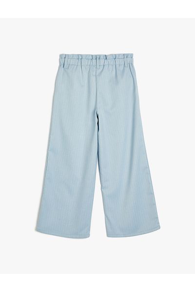 Koton Pantaloni cu talie elastică și cu nasturi