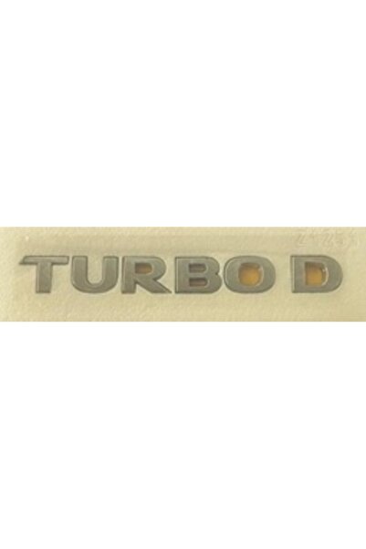 EDEXPORT OPEL Uyumlu TURBO D Krom Yazı Yeni Model