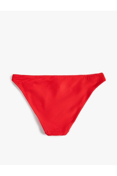 Koton Strukturierte Bikinihose mit normaler Taille