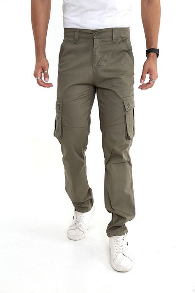 FRANKNESS JNS New Season Gabardine Cargo Pants - Comfortable Cut and Pocket Lycra