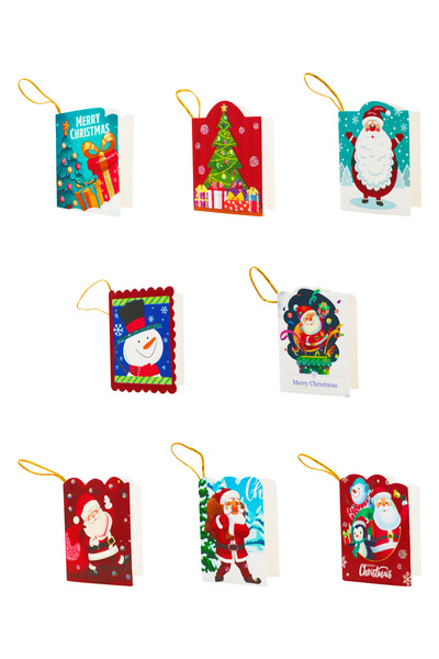 Yusuf Dirik YD Party Supplies بطاقة تهنئة بالعام الجديد مقاس صغير 5 × 7 سم قا...