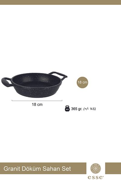 Esse Black Granite 18 cm Sahan Non-Stick Ess004